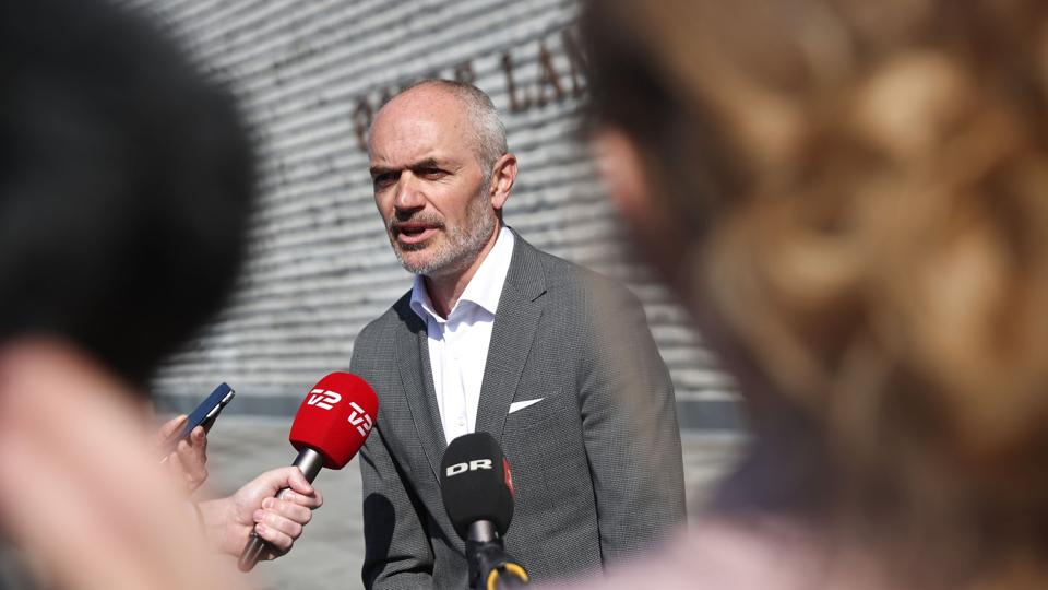 Den ledende partner i Bech-Bruun, Steen Rode, kommenterer torsdag formiddag dommen afsagt af Østre Landsret. <i>Olafur Steinar Gestsson/Ritzau Scanpix</i>