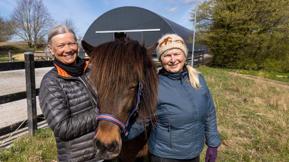 Rideklubben Stjarna Hestar holder til på Rosengården i Aasted ved Frederikshavn. Nu har de fået en ny ridehal, som de snart skal indvie, og det giver nogle flere muligheder, <i>Foto: Kim Dahl Hansen</i>