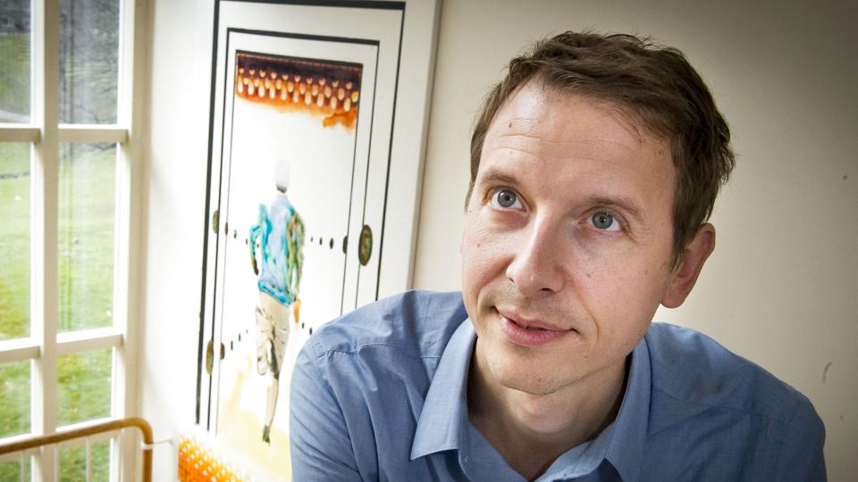 Michael Bang Petersen forsker i krydsfeltet mellem statskundskab, biologi og psykologi på Aarhus Universitet. Ministerium tildeler ham stor pris for hans arbejde under coronapandemien (Arkivfoto). <i>Axel Schutt/Ritzau Scanpix</i>