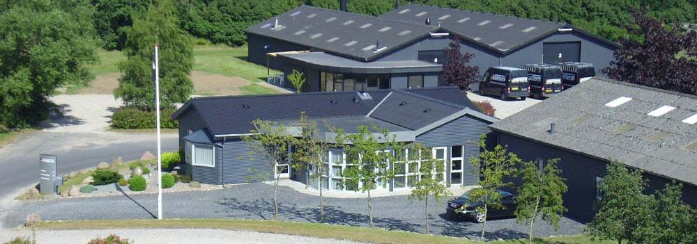 Ventherms domicil i Broby på Fyn, hvor de har haft til huse siden 1986.