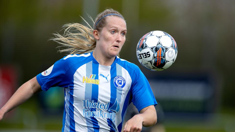 Malene Sørensen førte an, da FC Thy-Thisted Q sikrede sig pladsen i forårets mesterskabsspil. <i>Arkivfoto: Lars Pauli</i>
