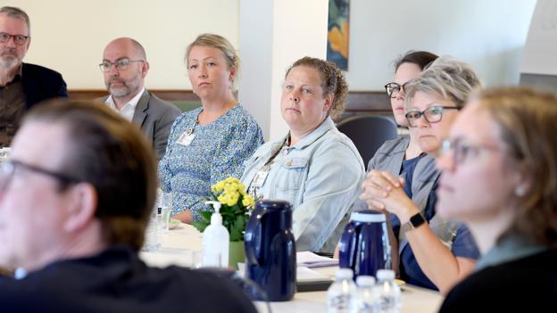 Medarbejdere fra både Jammerbugt og Brønderslev Kommune deltog i mødet på Støberiet. <i>Foto: Bente Poder</i>