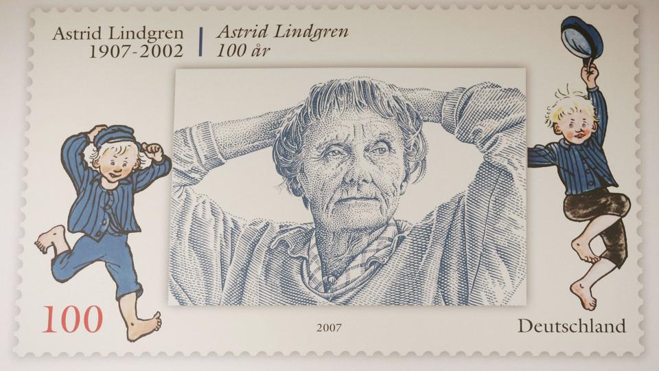 Forfatteren Astrid Lindgren og filminstruktøren Ingmar Bergman er blandt de berømte svenskere, som hænges ud som nazister i en russisk propagandakampagne mod Vesten i Moskva. <i>Michele Tantussi/Ritzau Scanpix</i>