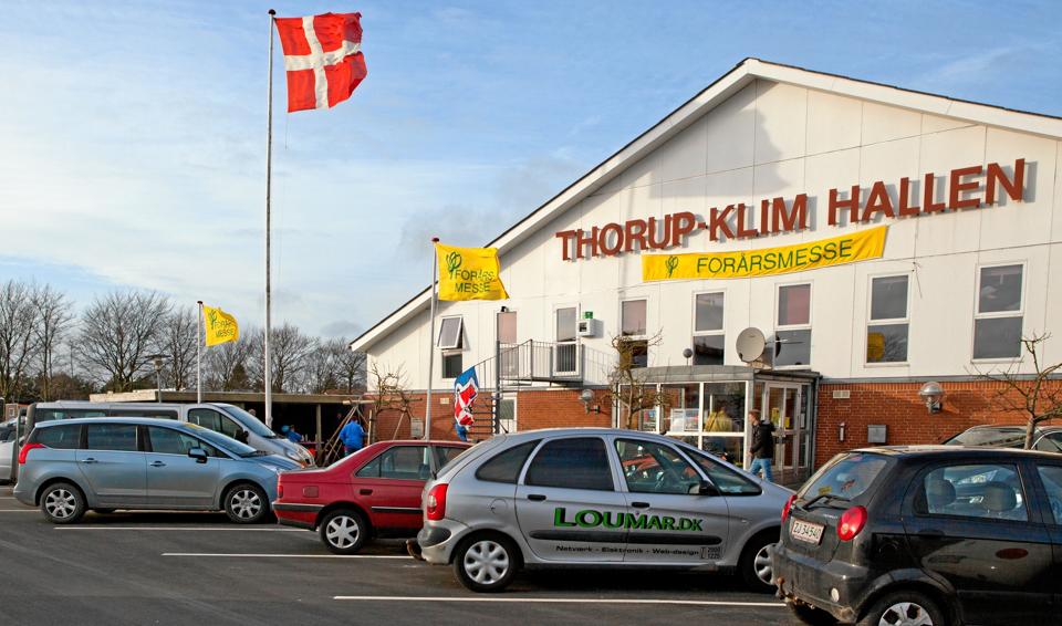 Thorup-Klim Hallen er en blandt tre idrætshaller i Jammerbugt, der kan se frem til at blive renoveret. <i>Privatfoto</i>