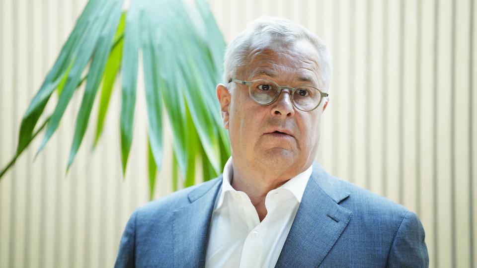 Topchef for Mærsk Søren Skou har onsdag præsenteret A.P. Møller-Mærsk største overskud i et kvartal nogensinde. <i>Martin Sylvest/Ritzau Scanpix</i>