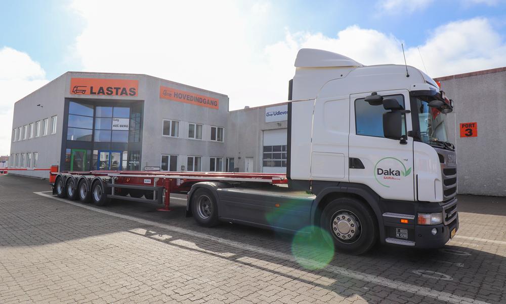 DAKAs nye Kel-Berg container-trailer. DAKAs nye Kel-Berg container-trailer.