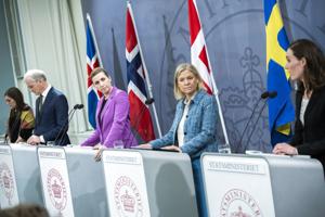 Nordiske statsledere støtter nye sanktioner mod Rusland