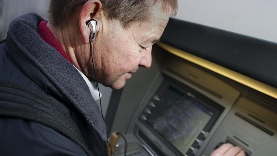 Den Danske Bank opretholder sin hæveautomat i Aars. Arkivfoto <i>Fotograf Martin Hjorth</i>