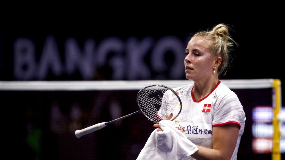 Mia Blichfeldt og co. skal spille Uber Cup-kvartfinale torsdag. <i>Diego Azubel/Ritzau Scanpix</i>