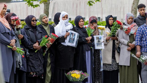 Der var sorg over et liv, der endte alt for tidligt og frustration over endnu ikke at have fået klare svar. <i>Foto: Henrik Bo</i>