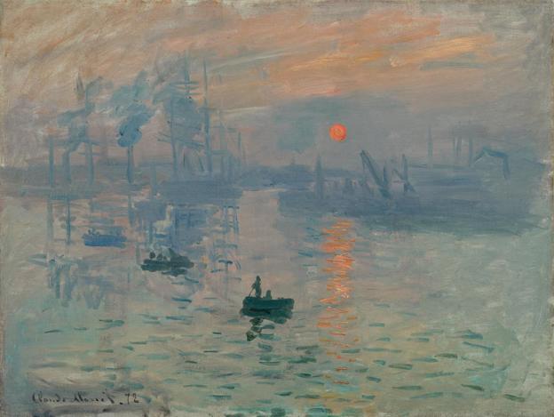 Claude Monet: Indtryk. Solopgang,1872 Impression, soleil levant <i>Christian Baraja SLB/© Musée Marmottan Monet, Paris</i>