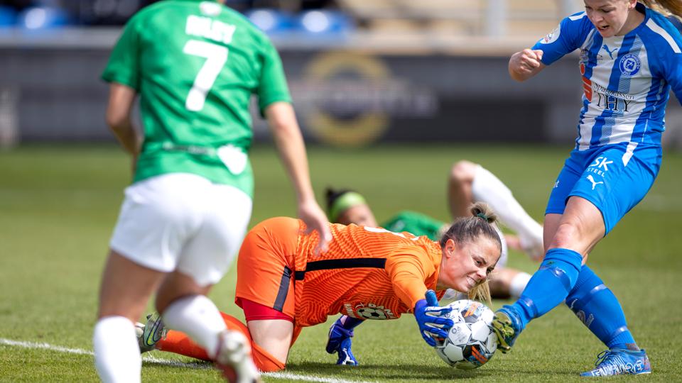Chancer var der nok af for FC Thy-Thisted Q i pokalfinalenederlaget til Fortuna Hjørring. <i>Foto: Torben Hansen</i>