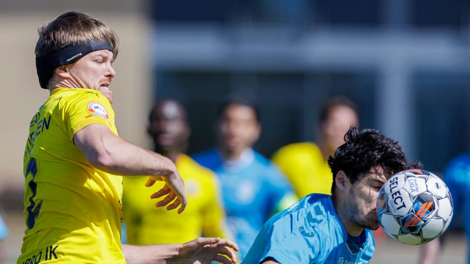 Simon Jakobsen leverede lørdag et succesfuldt comeback til Hobros hold. <i>Arkivfoto: Torben Hansen</i>