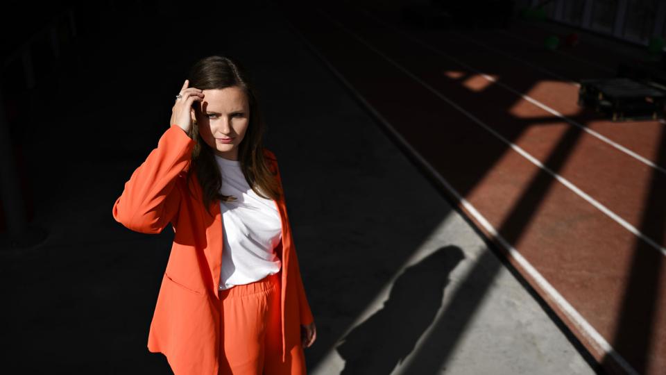 Da Enhedslisten lørdag skulle vedtage ny EU-politik, var det uden indblanding fra politisk ordfører Mai Villadsen. <i>Philip Davali/Ritzau Scanpix</i>