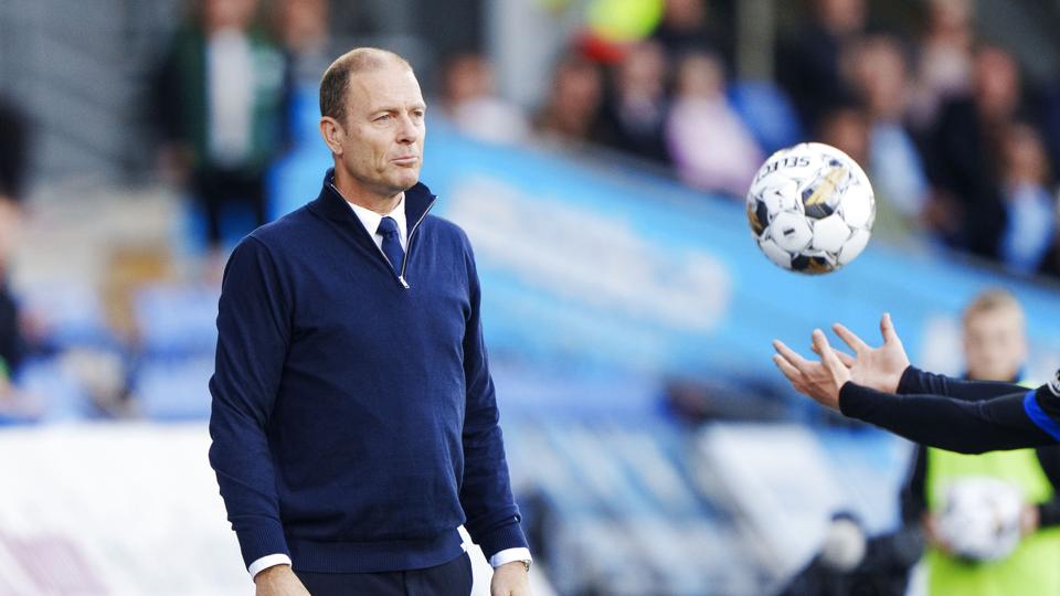 Meget tyder på, at Jess Thorup inden længe kan fejre sit første mesterskab med FC København. <i>Bo Amstrup / Ritzau Scanpix/Ritzau Scanpix</i>