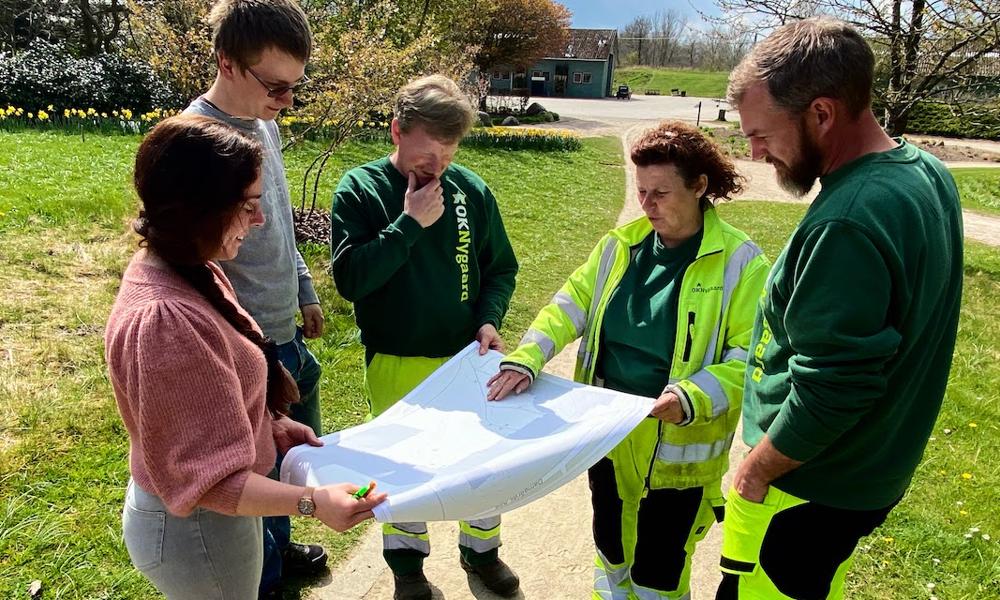 Uddannelsen består af 2 x 3 dages undervisning efterfulgt af en praktisk eksamen over to dage, hvor OKNygaards medarbejdere skal forsøge sig med etableringen af et fysisk anlæg, hvor planter, jord og belægninger skal leve op til kunne håndtere vand og have et flot æstetisk udtryk. Uddannelsen består af 2 x 3 dages undervisning efterfulgt af en praktisk eksamen over to dage, hvor OKNygaards medarbejdere skal forsøge sig med etableringen af et fysisk anlæg, hvor planter, jord og belægninger skal leve op til kunne håndtere vand og have et flot æstetisk udtryk.