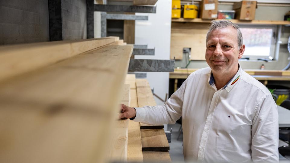 Henrik Staun har aldrig oplevet et så turbulent år i byggebranchen. <i>Foto: Kim Dahl Hansen</i>