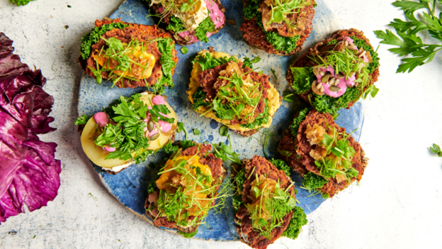 Prøv en gang vegansk smørrebrød. Du går ikke sulten derfra. <i>Vegandottir</i>