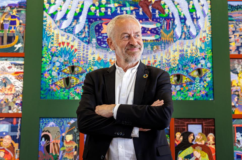 Jes Lunde (R) er Aalborgs rådmand for Sundhed og Kultur. Han ser det ikke som kommunens opgave at vedligeholde private gavle, uanset om der er et kunstværk på dem eller ej. <i>Foto: Henrik Bo</i>