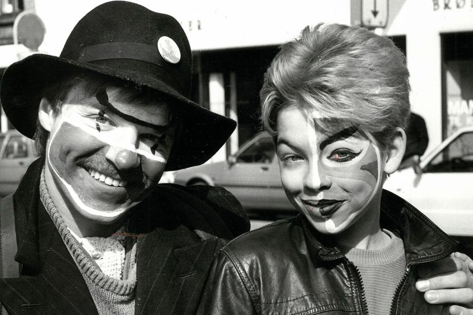 Karneval i Aalborg i 1986. <i>Foto: Jens Morten</i>