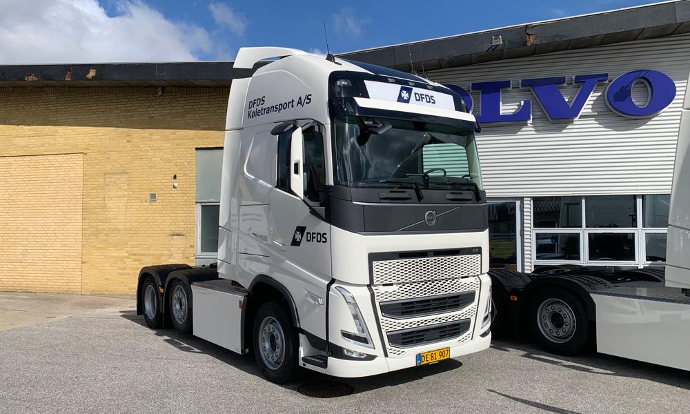 DFDS Køletransport får fem nye Volvo FH460, maj 2022