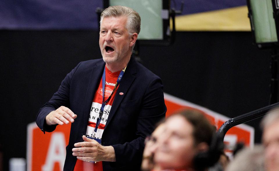 Jan Larsen og Aalborg Håndbold kommer ikke til Final4 i Køln i år, men det blev et flot exit. <i>Foto: Henrik Bo</i>