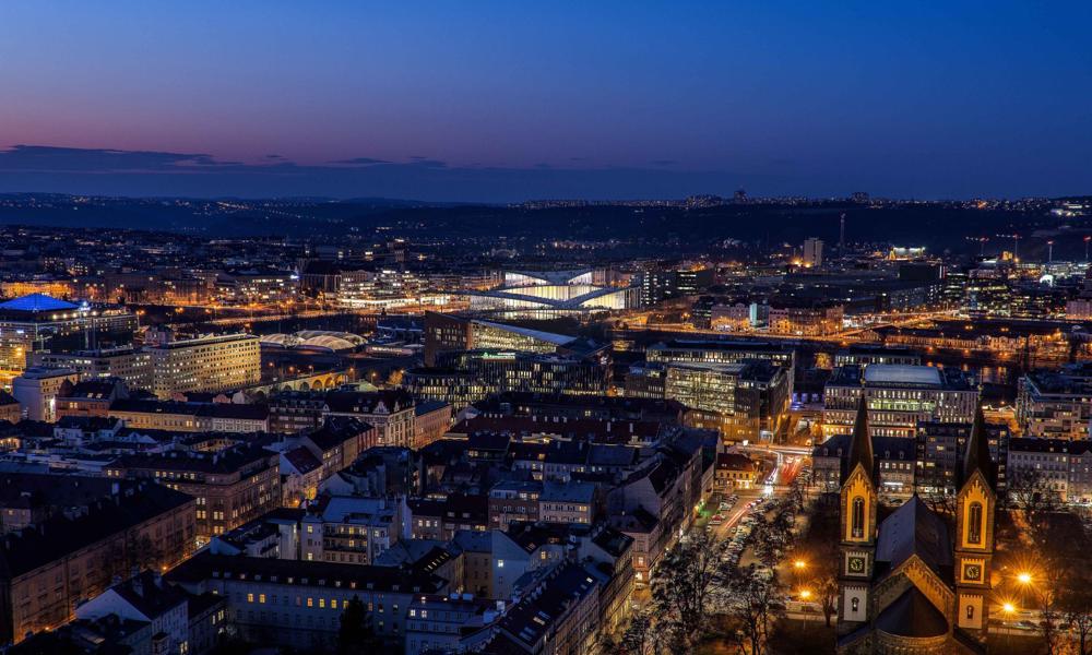 Vltava Philharmonic Hall , Tjekkiets nye nationale koncerthus, som det kommer til at se ud i Prag. Vltava Philharmonic Hall , Tjekkiets nye nationale koncerthus, som det kommer til at se ud i Prag.