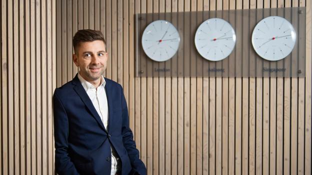 Kristian Gjerløv-Juel udgør direktionen i Centrica Energy Trading sammen med Mandeep Bamal. <i>Foto: Claus Søndberg</i>
