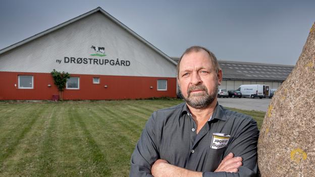 Gert Gundersen fra Fjeritslev vil gerne sælge sit kvægbrug, der består af to gårde og knap 600 øko-køer. Ingen af børnene vil overtage og han er selv blevet 61 år. <i>Foto: Lars Pauli</i>