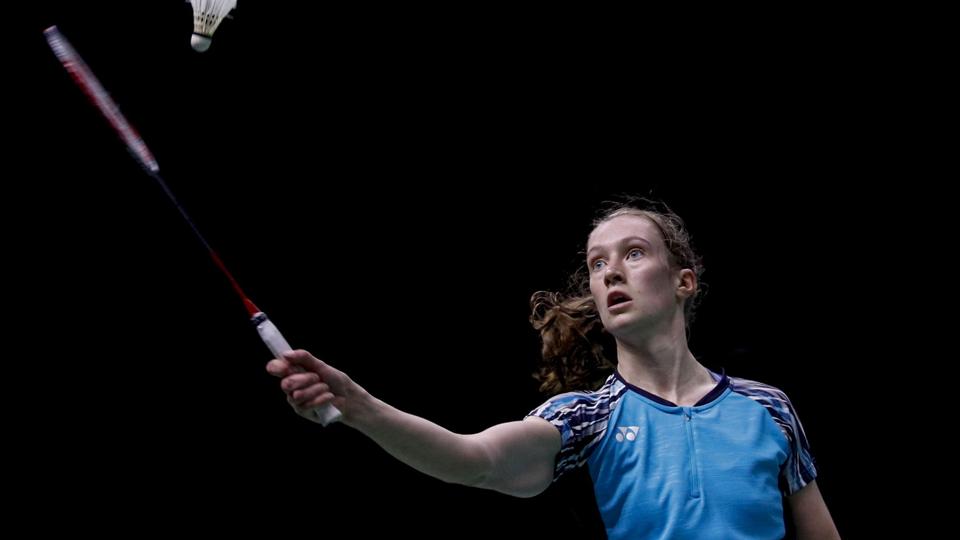 Line Christophersen har gjort en god figur ved Thailand Open, men kunne intet stille op mod Ratchanok Intanon. <i>Diego Azubel/Ritzau Scanpix</i>