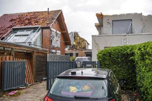 Tornadoer i det vestlige Tyskland kvæster 40 mennesker