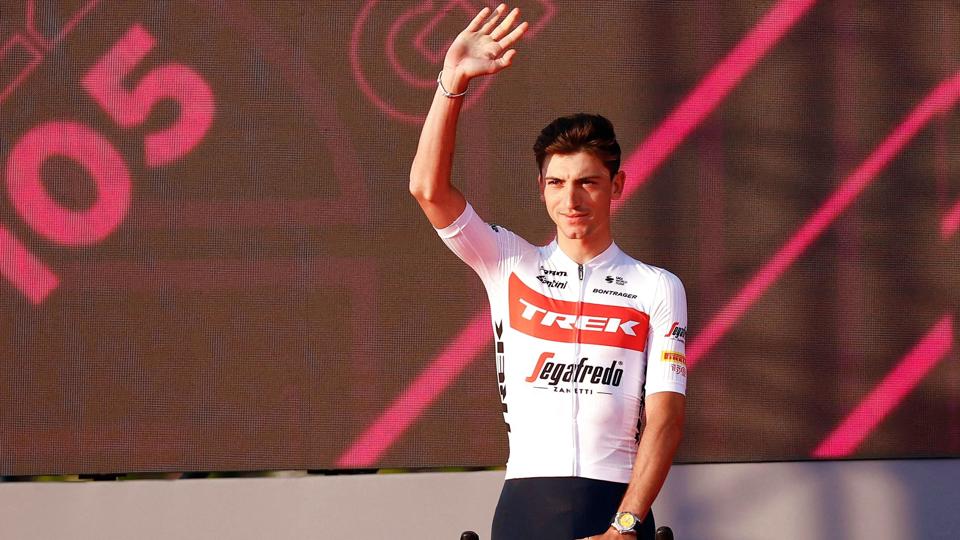 Giulio Ciccone gav det italienske cykelpublikum en stor oplevelse på søndagens 15. etape af Giro d'Italia. (Arkivfoto) <i>Luca Bettini/Ritzau Scanpix</i>