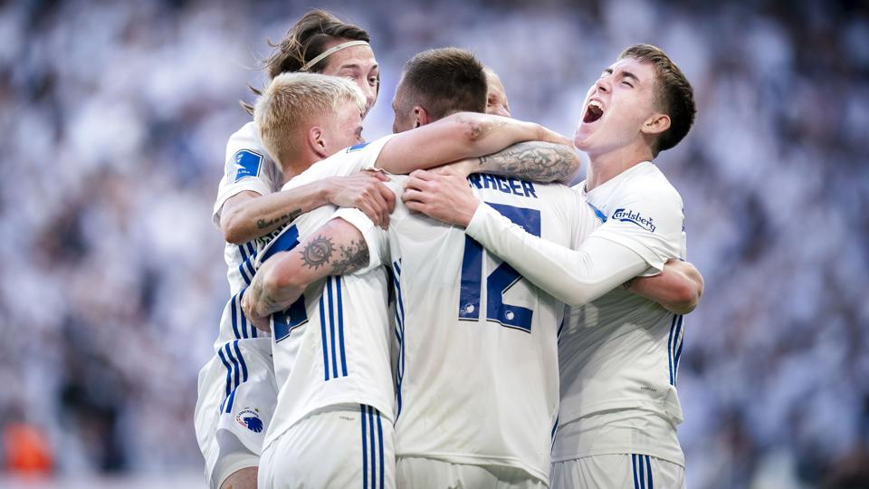 FC København har nu vundet det danske mesterskab 14 gange i alt. <i>Liselotte Sabroe/Ritzau Scanpix</i>