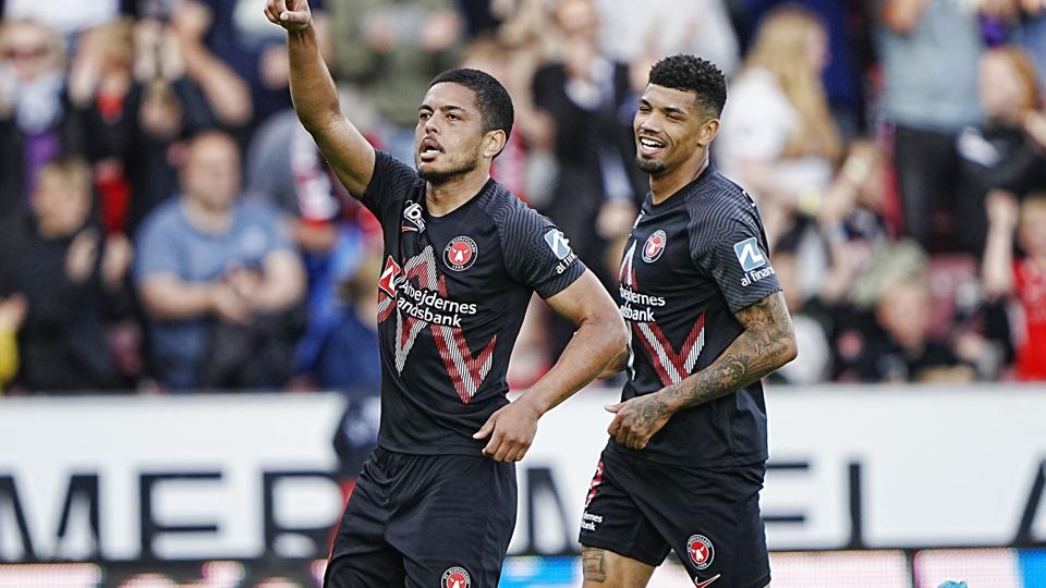 FC Midtjylland fik et sæt sølvmedaljer søndag. <i>Bo Amstrup/Ritzau Scanpix</i>