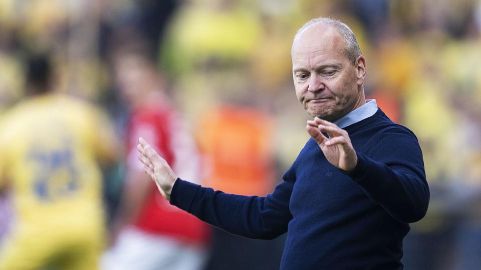 Brøndby-træner Niels Frederiksen <i>Claus Bech/Ritzau Scanpix</i>