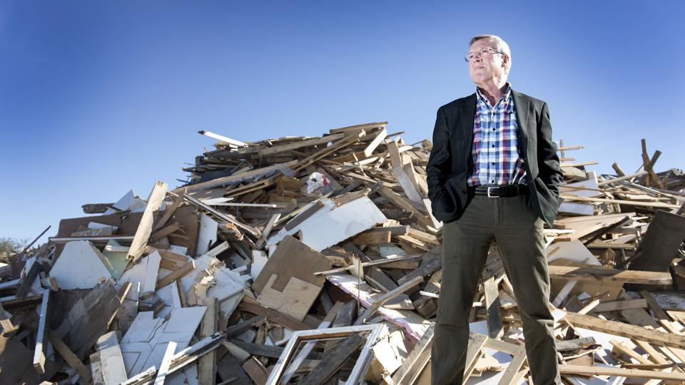 Henning Christensen har haft stor fokus på at øge opmærksomheden omkring genbrug og genanvendelse i sine 16 år som direktør i Renovest.Foto: Torben Hansen <i>Foto: Torben Hansen</i>