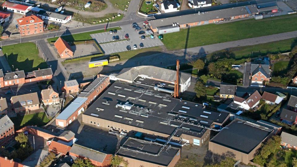 Peter Veggerby Pedersen har købt omkring omkring to-tredjedele af den gamle fabrik - Stefan Bjarnvik resten. Privatfoto