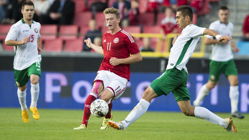 Nicolaj Thomsen er nok engang med for det danke U21-landshold. Arkivfoto: Henrik Bo <i>Foto: Henrik Bo</i>