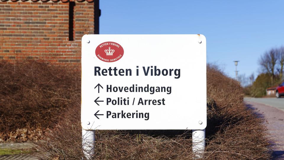 Retten i Viborg har mandag afsluttet en straffesag om blandt andet indbrud og rambuktyverier. (Arkivfoto). <i>Bo Amstrup/Ritzau Scanpix</i>