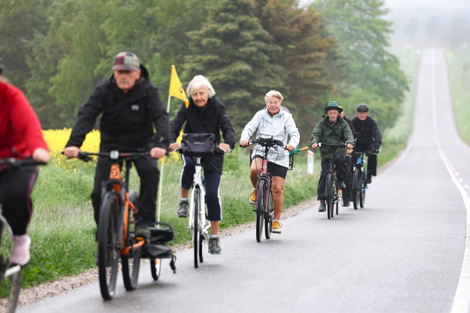 Landevejen Skørpingvej fra Hellum til Skørping er farlig at cykle på og er ikke egnet til børn, mener borgere i landsbyen. <i>Arkivfoto: Claus Søndberg</i>