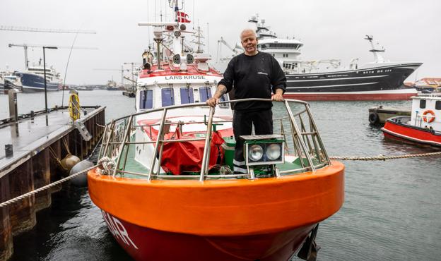 Redningsbåden "Lars Kruse" på Skagen Redningsstation skal også udskiftes, men hvornår? <i>Foto: Kim Dahl Hansen</i>