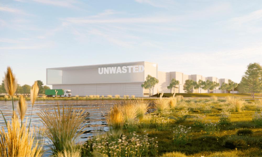 Unwasted ApS' fuldskalaproduktionsanlæg i den grønne industripark GreenLab i Skive.
