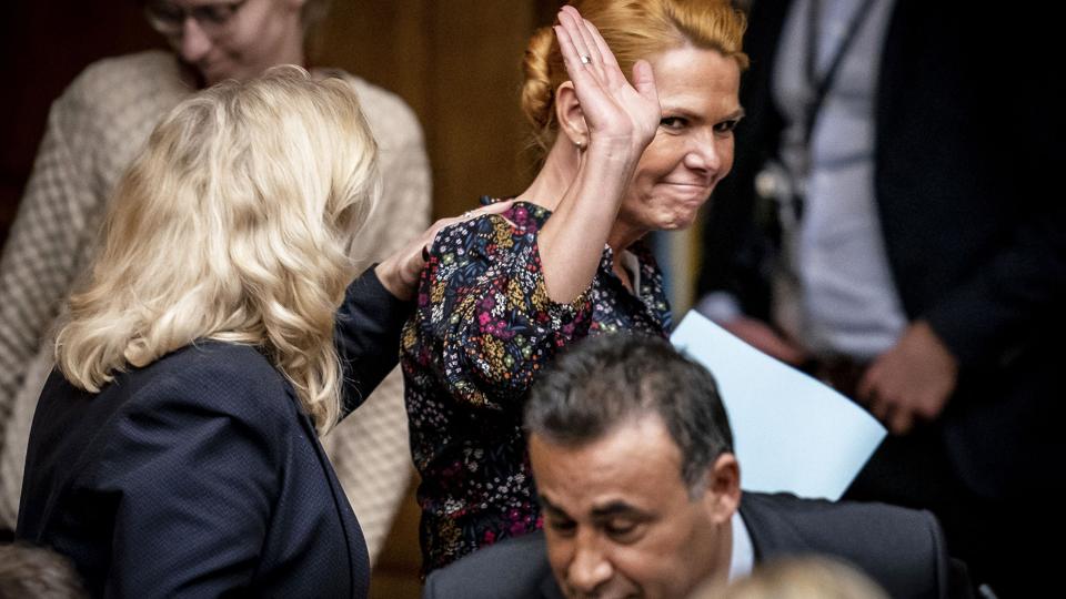Inger Støjberg takkede af i Folketinget i december, da et flertal vurderede hende uværdig. <i>Mads Claus Rasmussen/Ritzau Scanpix</i>