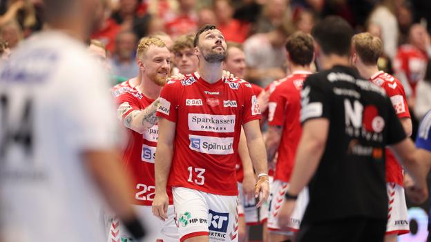 Nikolaj Læsø gik forrest i den første semifinalekamp mod Bjerringbro-Silkeborg, hvor Felix Claar ikke ramte sit topniveau. <i>Foto: Bente Poder</i>