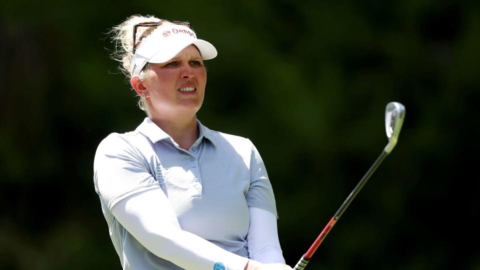 Nanna Koerstz Madsen kan stadig øjne en plads i slutspillet ved Bank of Hope LPGA Match Play. <i>Sean M. Haffey/Ritzau Scanpix</i>