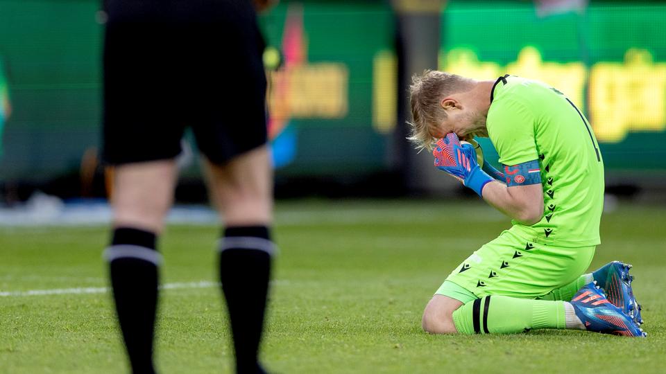 Jacob Rinne fik ikke den afsked med AaB og klubbens fans, som han havde håbet på. <i>Foto: Lars Pauli</i>
