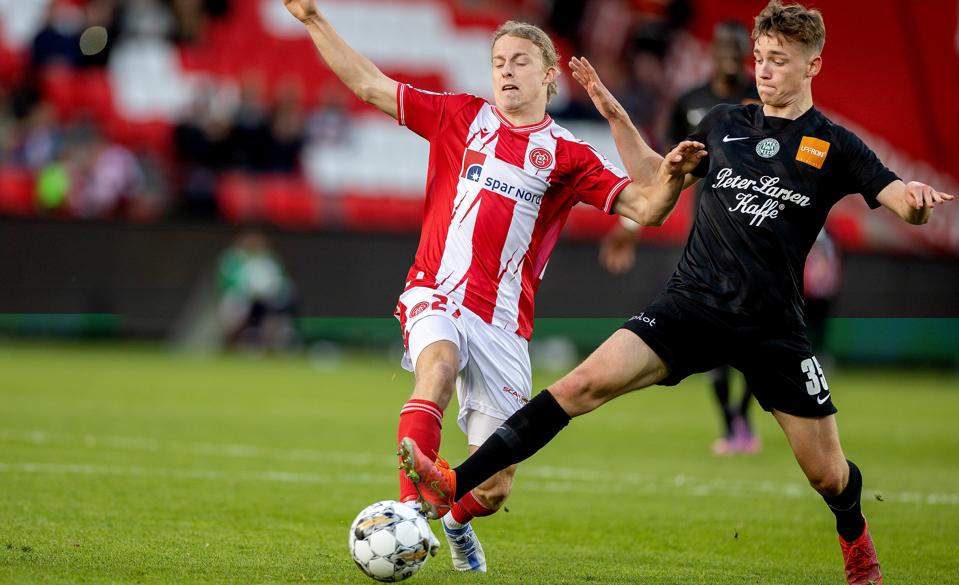 Gustav Dahl scorede et klassemål, da AaB vandt over Vejle i U19-ligaen <i>Arkivfoto: Lars Pauli</i>