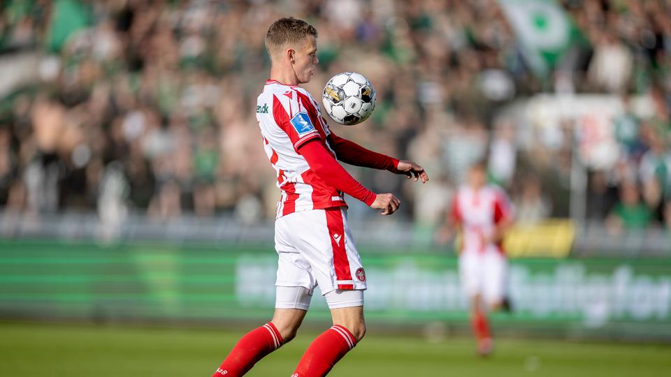 Kasper Kusk er kontraktfri om mindre end et halvt år, hvilket åbner op for forhandlinger med andre klubber. <i>Arkivfoto: Lars Pauli</i>