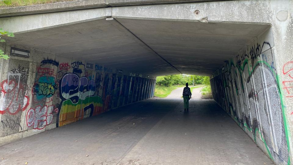 Tunnellerne beskrives af eleverne som "uhyggelige" og "skumle". <i>Foto: Aalborg Kommune</i>
