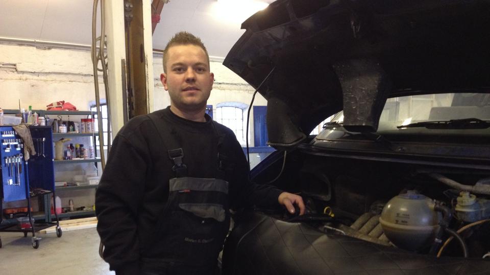 Morten Christensen har netop åbnet Jammerbugt Autoteknik, som er en del af autopluskæden. Privatfoto